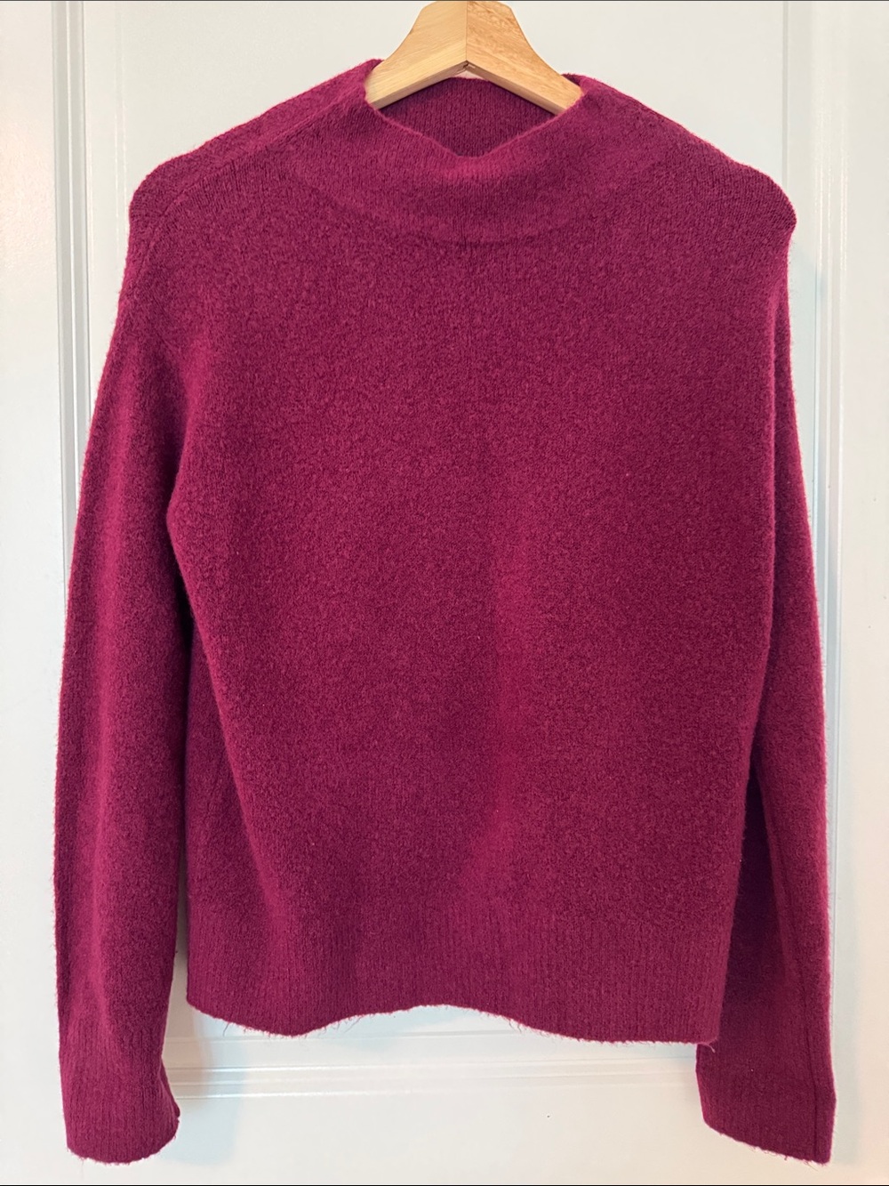 UNIQLO Women's Fuchsia Crewneck Sweater